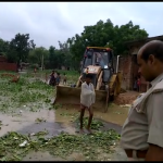 बारिश से बेहाल अमेठी, दर्जनों घरों में घुसा पानी,व्यवस्था में जुटा प्रशासन